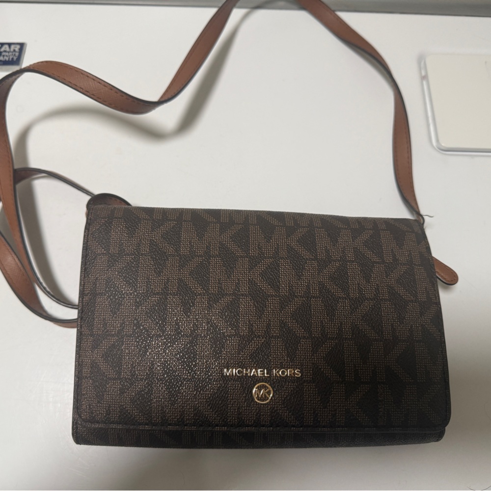 Michael Kors Dark Brown Messenger Bag